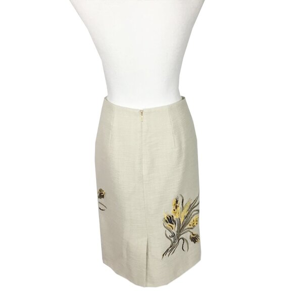 Tory Burch Embroidered Skirt - Picture 5 of 8